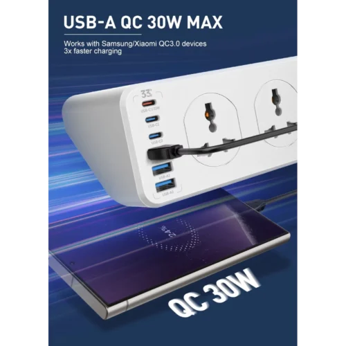 اشترِ مشترك LDNIO SC10610C بمصر. 10 مقابس AC عالمية، 6 منافذ USB بحماية 2500W وشحن سريع 33W PD بأفضل سعر من KCS Store.