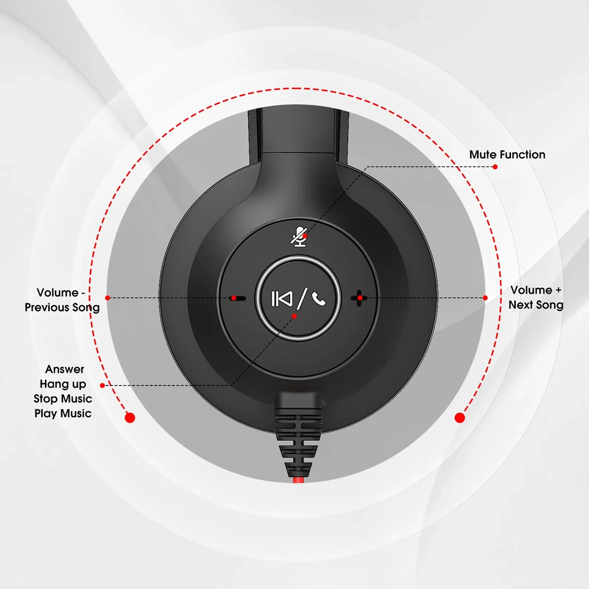 ONIKUMA X37 Wired Professional Noise Cancelling Headphone Type-C to USB HD Audio For Office سماعة هيدفون إحترافي بمايك يدعم تقنية عزل الضوضاء لإستعمال المكاتب و الدراسة 9 اشتري سماعة Onikuma X37 الاحترافية للمكاتب والدراسة بـ USB/Type-C ومايك عازل للضوضاء. أفضل سماعة للمكالمات والاجتماعات بأفضل سعر في مصر.