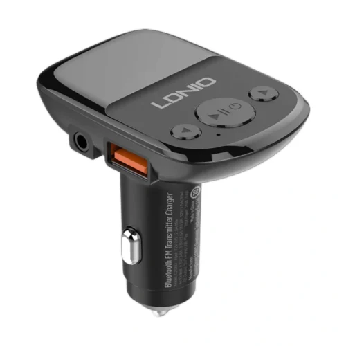 LDNIO C706Q Bluetooth 5.0 Player Car 25W USB-A Car Charger مشغل بلوتوث للسيارة مزود بشاحن سريع للموبايل بقدرة ٢٥ واط