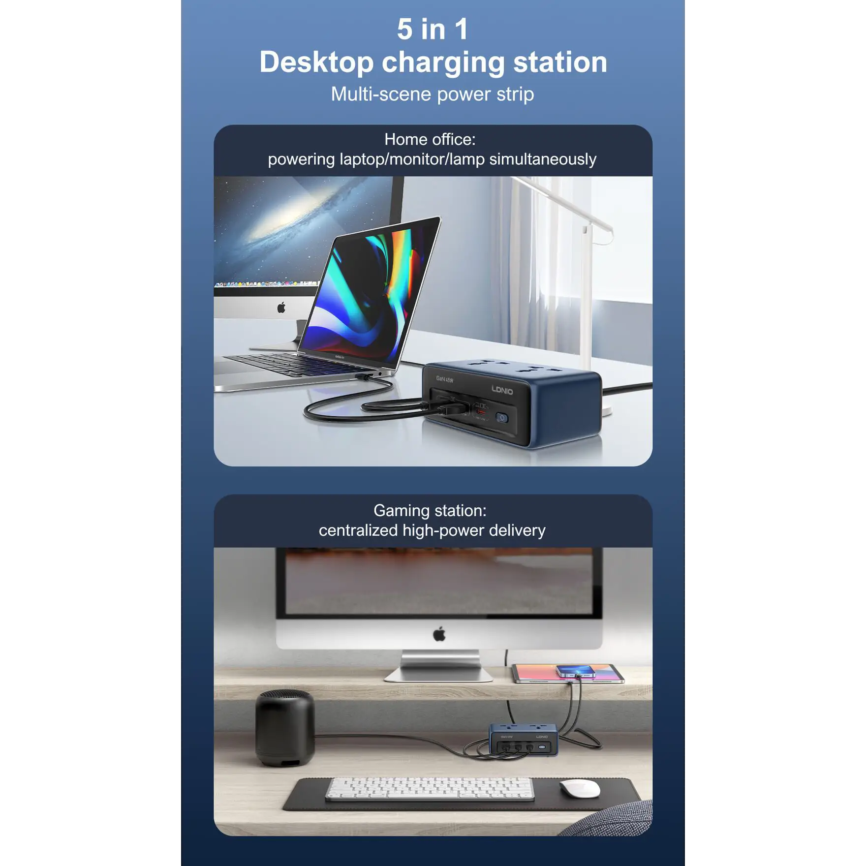LDNIO SC1 Desktop Power Strip Adapter 45W Universal Socket مشترك كهرباء يدعم تايب سي و يو اس بي بتصميم عمودي وشاشة رقمية ليد لمراقبة الجهد واستهلاك الطاقة لحظياً قدرة خرج ٢٥٠٠ واط 11 LDNIO SC1 Desktop Power Strip Adapter 45W Universal Socket مشترك كهرباء يدعم تايب سي و يو اس بي بتصميم عمودي وشاشة رقمية ليد لمراقبة الجهد واستهلاك الطاقة لحظياً قدرة خرج ٢٥٠٠ واط - الصورة 11