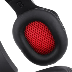 اشتري سماعة Redragon H220 THEMIS الجيمنج بمحركات 50mm وصوت ستيريو نقي. سماعة خفيفة ومريحة مع مايك مدمج وإضاءة Red LED بأفضل سعر في مصر.