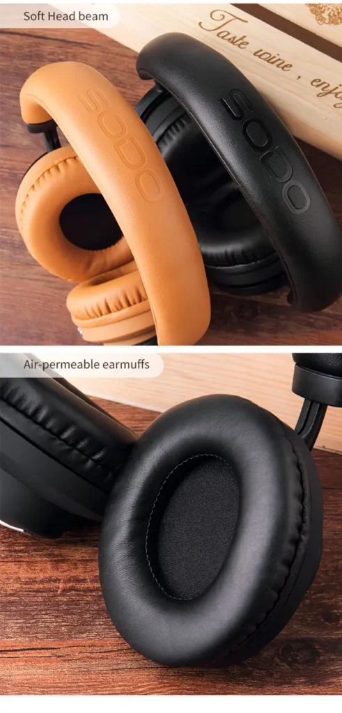 اشترِ هيدفون SODO SD-1006 الأصلية بمصر. دعم Bluetooth 5.1، وضع سلكي ولاسلكي AUX، بطارية 400mAh، راديو FM وكارت ميموري بأفضل سعر من KCS Store.