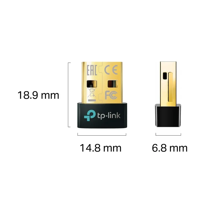 Tp-link UB500 Nano USB Adapter Bluetooth 5.4 Wireless Bluetooth Dongle For PC دونجل بلوتوث ٥.٤ يو اس بي 6 اشترِ دونجل TP-Link UB500 بمصر. تقنية Bluetooth 5.4، توصيل 7 أجهزة، وتصميم Nano مدمج لـ Windows بأفضل سعر من KCS Store.