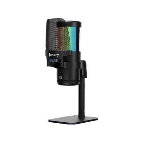 اشترِ مايكروفون Jmary MC-PW13 بمصر. مايك USB بـ عزل ضوضاء، نمط Cardioid، إضاءة RGB، وزيرو لاج Zero Latency للبث والألعاب بأفضل سعر من KCS Store.