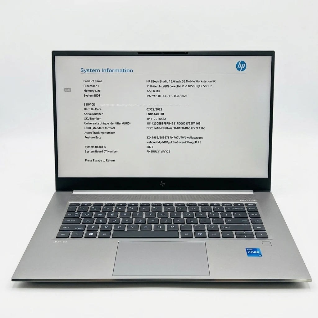 HP ZBook Studio G8 i7-11850H / 32GB / 512GB SSD / Nvidia RTX A2000 4GB / 15.6 inch FHD / Mobile Workstation لابتوب اتش بي الجيل الحادي عشر استيراد بكارت شاشة نيفيديا ٤ جيجا 6 اشترِ HP ZBook Studio G8 بمصر. ورشة عمل بـ Core i7-11850H، رام 32GB، هارد 512GB SSD، وكارت Nvidia RTX A2000 4GB بأفضل سعر من KCS Store.
