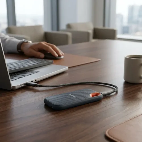 SanDisk SDSSDE61-4T00-G25 Extreme V2 4TB USB 3.2 Gen 2 10GB/s 2.5" Portable Solid State Drive هارد اس اس دي ٤ تيرا سانديسك