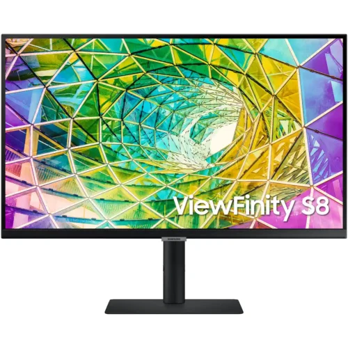 اشترِ شاشة Samsung ViewFinity S8 27 بوصة 4K UHD استيراد بمصر. لوحة IPS، دعم HDR10، حواف نحيفة، وأفضل دقة ألوان للمصممين بأفضل سعر من KCS Store.