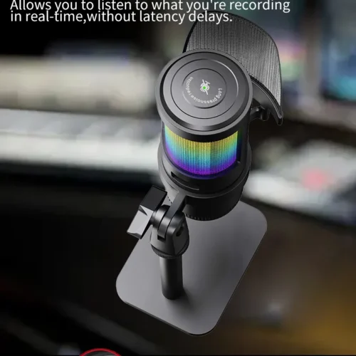 اشترِ مايكروفون Jmary MC-PW13 بمصر. مايك USB بـ عزل ضوضاء، نمط Cardioid، إضاءة RGB، وزيرو لاج Zero Latency للبث والألعاب بأفضل سعر من KCS Store.