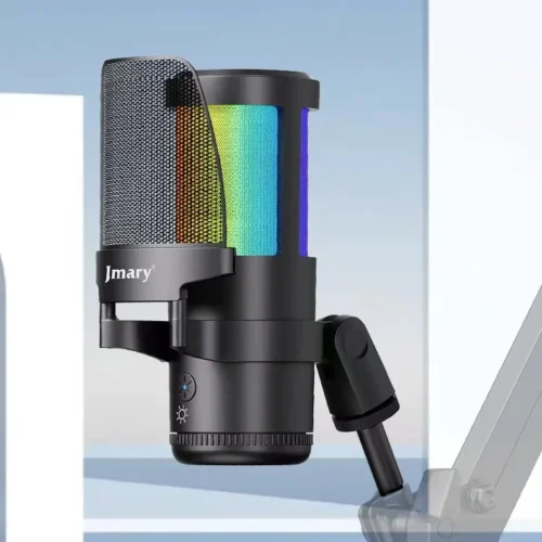 اشترِ مايكروفون Jmary MC-PW13 بمصر. مايك USB بـ عزل ضوضاء، نمط Cardioid، إضاءة RGB، وزيرو لاج Zero Latency للبث والألعاب بأفضل سعر من KCS Store.