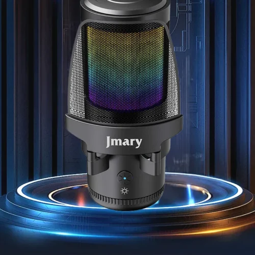 اشترِ مايكروفون Jmary MC-PW13 بمصر. مايك USB بـ عزل ضوضاء، نمط Cardioid، إضاءة RGB، وزيرو لاج Zero Latency للبث والألعاب بأفضل سعر من KCS Store.