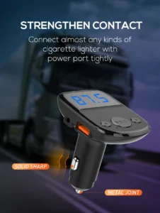 LDNIO C706Q Bluetooth 5.0 Player Car 25W USB-A Car Charger مشغل بلوتوث للسيارة مزود بشاحن سريع للموبايل بقدرة ٢٥ واط 8 اشترِ LDNIO C706Q بمصر. شاحن سيارة 25W QC3.0، مشغل Bluetooth 5.0 FM Transmitter وشاشة LED لمراقبة الجهد بأفضل سعر من KCS Store.