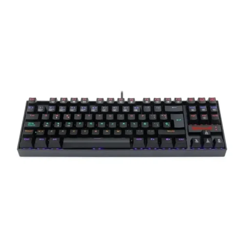 اشتري كيبورد Redragon Kumara K552E الميكانيكال ببلو سويتش ودعم اللغة العربية بأفضل سعر في مصر. تصميم TKL متين مع إضاءة Rainbow رائعة للجيمينج.