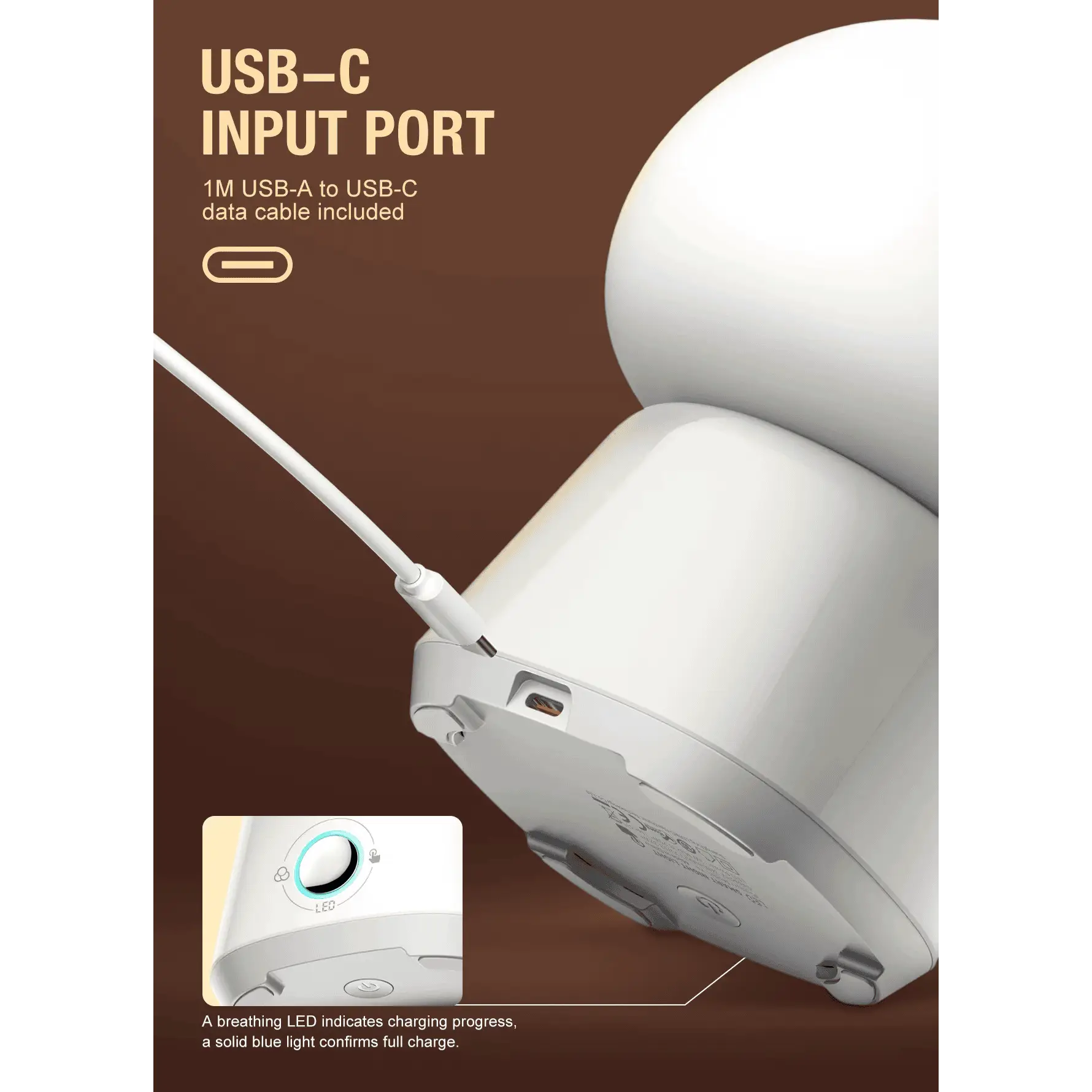 LDNIO Y4 Smart Desktop Night Light 3600mAh Multi Color Lighting Control At Your Fingertips مصباح ليلي ذكي للمكتب ببطارية بسعة ٣٦٠٠ مللي أمبير إضاءة متعددة الألوان وتحكم سهل بلمسة واحدة 5 اشترِ مصباح LDNIO Y4 الذكي بمصر. بطارية 3600mAh، إضاءة RGB متعددة الألوان، تحكم لمس مقاوم للماء وشحن USB-C بأفضل سعر من KCS Store