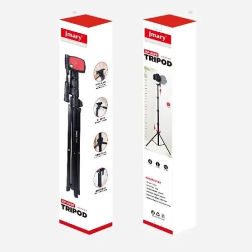 اشترِ تريبود Jmary KP-2209 بمصر. تصوير أفقي Horizontal Axis، زاوية 360 درجة، ارتفاع حتى 173 سم مع حامل موبايل بأفضل سعر من KCS Store.