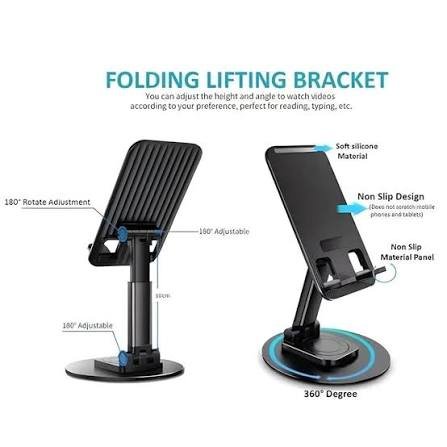 Jmary MK-59 Mobile Desk Holder Multi-Angle & Lightweight ستاند موبايل خفيف الوزن و قابل للدوران ٣٦٠ درجة 3 اشترِ ستاند Jmary MK-59 بمصر. حامل موبايل مكتبي خفيف الوزن، يدور 360 درجة، بـ زوايا متعددة وقواعد مانعة للانزلاق بأفضل سعر من KCS Store.