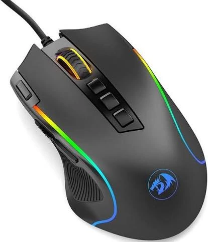 REDRAGON M612 PREDATOR RGB Gaming Mouse Up to 8,000 DPI Optical Sensor 11 Programmable Buttons ماوس جيمينج ريدراجون مستشعر ٨٠٠٠ دي بي آي و ١١ زرار 3 اشترِ ماوس الجيمينج Redragon M612 Predator بأفضل سعر في مصر. 11 زرار برمج، مستشعر 8000 DPI، وإضاءة RGB احترافية لأداء ألعاب مثالي.