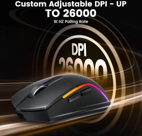 Redragon M816-STD DEICIDE STANDARD Wireless Gaming Mouse PAW3311 Optical Sensor 24,000 DPI 61g Ultra-Lightweight ماوس جيمنج ريدراجون وايرلس خفيف الوزن مستشعر ٢٤٠٠٠ دي بي آي 9 اشتري ماوس Redragon M816-STD DEICIDE الثلاثي التوصيل بأفضل سعر في مصر. وزن خفيف 61g وسنسور PAW3311 حتى 24,000DPI وشحن يدوم حتى 200 ساعة.
