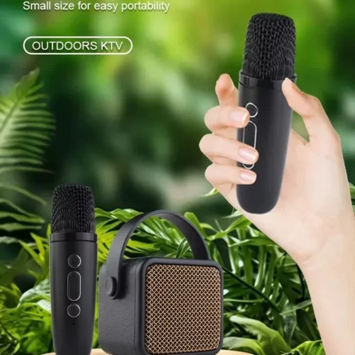 اشترِ سماعة كاريوكي Kisonli G23 بـ 2 ميكروفون وايرلس وبطارية 1500mAh بمصر. دعم Bluetooth وType-C ومؤثرات صوتية ممتعة بأفضل سعر من KCS Store.