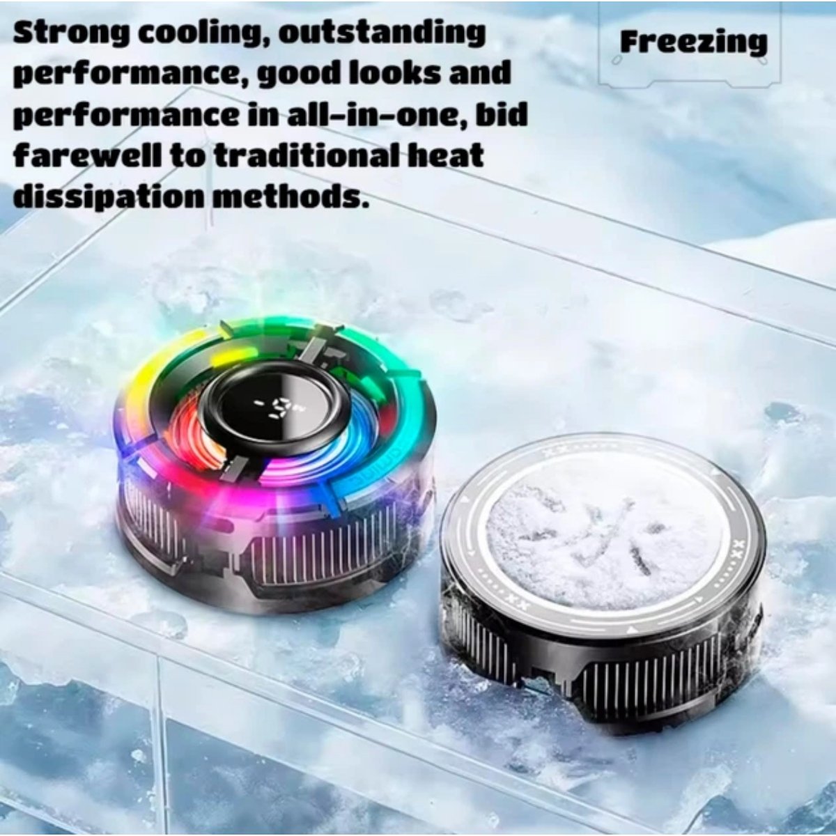 MEMO CX15 Digital Display Mobile Cooling Fan RGB Magnetic Phone Cooler مبرد موبايل بشاشة عرض درجة الحرارة لتحسين اداء الموبايل 6 اشتري مبرد هواتف MEMO CX15 بشاشة عرض الحرارة وتبريد TEC أشباه الموصلات قدرة 10W. أفضل مبرد للجيمينج ضد الحرارة وسقوط الفريمات بسعر مميز وتوصيل سريع في مصر.
