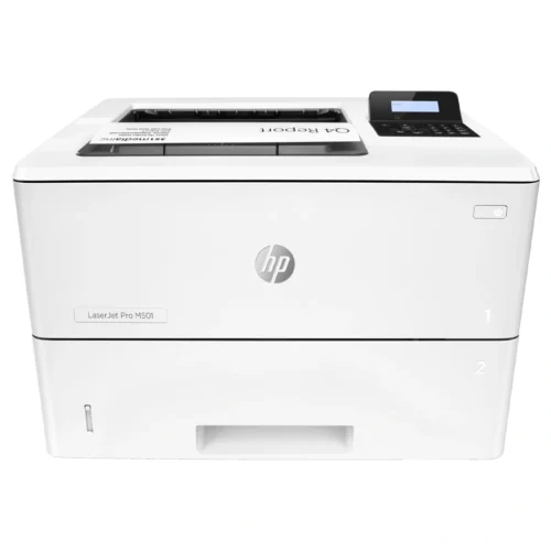 اشتري طابعة HP LaserJet Pro M501dn استيراد بسرعات تصل إلى 45 صفحة/دقيقة وطباعة دوبلكس شبكية. الخيار الأفضل للشركات والمكاتب بأعلى كفاءة وأقل تكلفة في مصر.