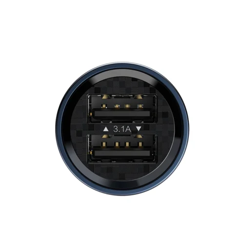 اشتري شاحن سيارة شفاف Recci RCC-N16 بقدرة 15.5W ومخرجين USB لشحن هاتفين في وقت واحد بشحن سريع وآمن بأفضل سعر وتوصيل سريع في مصر.