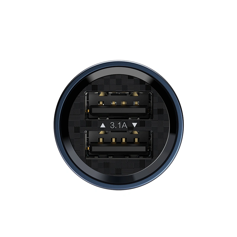 RECCI RCC-N16 15.5W DUAL PORTS TRANSPARENT CAR CHARGER شاحن موبايل للسيارة متعدد المنافذ بتصميم شفاف 2 اشتري شاحن سيارة شفاف Recci RCC-N16 بقدرة 15.5W ومخرجين USB لشحن هاتفين في وقت واحد بشحن سريع وآمن بأفضل سعر وتوصيل سريع في مصر.