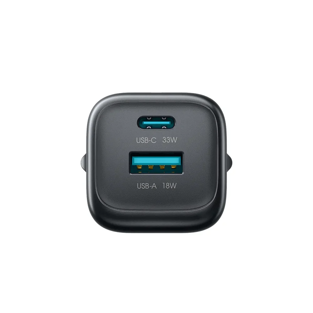 Joyroom JR-TG7 33W Dual-Port Fast Wall Charger with A9 USB-C to USB-C 60W 1m Cable شاحن موبايل بقدرة ٣٣ واط و كابل شحن تايب سي هدية بقدرة ٦٠ واط 2 اشتري شاحن جويروم Joyroom JR-TG7 بقدرة 33 واط بمنفذين شحن سريع ومرفق معه كابل تايب سي 60 واط. حماية ذكية وسرعة فائقة لموبايلك بأفضل سعر في مصر!