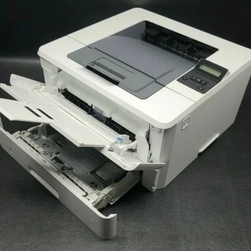 اشتري طابعة HP LaserJet Pro M402m استيراد فرز أول بسرعة 38 صفحة/دقيقة وطباعة دوبلكس أوتوماتيكية وزر شبكة. أفضل طابعة للمكاتب والشركات في مصر.