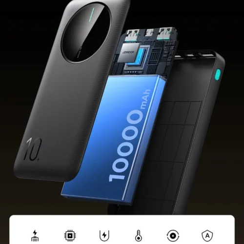 اشتري باور بنك Joyroom JR-PBF12 سعة 10000mAh بقدرة 22.5W وشحن سريع لـ 3 أجهزة معاً. خامات مقاومة للحرارة وأمان كامل بأفضل سعر في مصر.