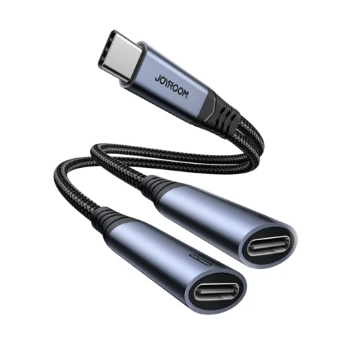 Home 36 اسمع مزيكتك واشحن موبايلك في نفس الوقت! اشتري محول JOYROOM SY-C03 بقوة شحن سريعة 60W وسلك مضاد للقطع. خامات ألومنيوم فاخرة بأفضل سعر إكسسوارات موبايل في مصر!