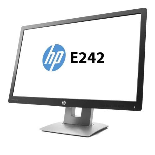 اشتري شاشة HP EliteDisplay E242 استيراد فرز أول بحجم 24 بوصة وتقنية IPS. دقة 1920x1200 ونسبة 16:10 ومنافذ HDMI و DisplayPort. ممتازة للمكاتب والمصممين بأفضل سعر في مصر!