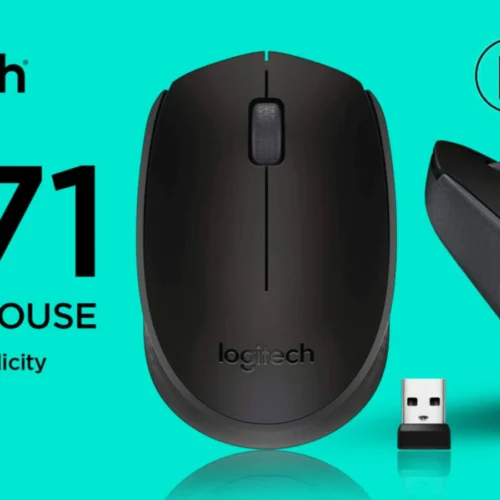 احصل على ماوس لوجيتك اللاسلكي Logitech M171 خفيف الوزن (69 جم) ببطارية تدوم حتى 12 شهراً ومستقبل Nano USB. تصميم متين ومريح للمكاتب والطلاب بأفضل سعر في مصر!