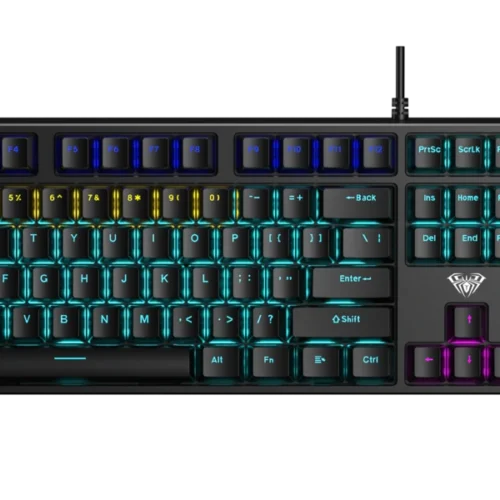 اشتري كيبورد AULA S2022 PRO الميكانيكي بـ Red Switch وإضاءة RGB وحجم كامل 104 مفتاح. أفضل أداء وسرعة ألعاب بأفضل سعر وتوصيل سريع في مصر.