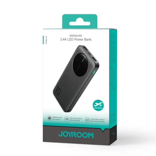 اشتري باور بنك Joyroom JR-PBF12 سعة 10000mAh بقدرة 22.5W وشحن سريع لـ 3 أجهزة معاً. خامات مقاومة للحرارة وأمان كامل بأفضل سعر في مصر.