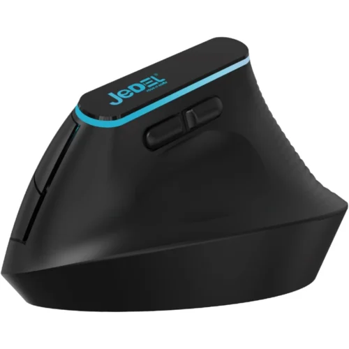 اشتري ماوس Jedel W925P المريح لليد (Vertical Mouse) بالتوصيل المزدوج (بلوتوث + وايرلس) ودقة تصل إلى 4800DPI. بطارية قابلة للشحن بحجم Type-C وضغطات صامتة. احصل عليه بأفضل سعر في مصر!