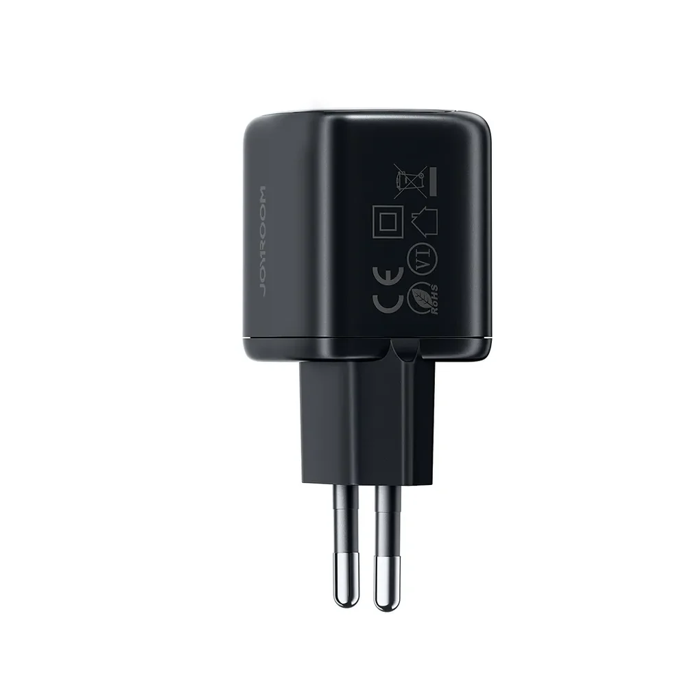 Joyroom JR-TG7 33W Dual-Port Fast Wall Charger with A9 USB-C to USB-C 60W 1m Cable شاحن موبايل بقدرة ٣٣ واط و كابل شحن تايب سي هدية بقدرة ٦٠ واط 3 اشتري شاحن جويروم Joyroom JR-TG7 بقدرة 33 واط بمنفذين شحن سريع ومرفق معه كابل تايب سي 60 واط. حماية ذكية وسرعة فائقة لموبايلك بأفضل سعر في مصر!