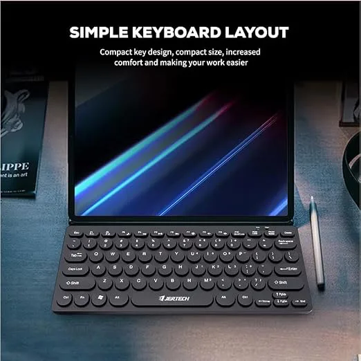 JERTECH DK500 USB Wired English & Arabic Mini Silent Keyboard كيبورد ميني سلكي صامت يدعم اللغة العربية 8 اشتري كيبورد جيرتك JERTECH DK500 الميني الصامت بحجم مدمج وحروف عربية محفورة بالليزر. مقاوم للانسكابات ومثالي للمكاتب والدراسة بأفضل سعر كيبورد في مصر!