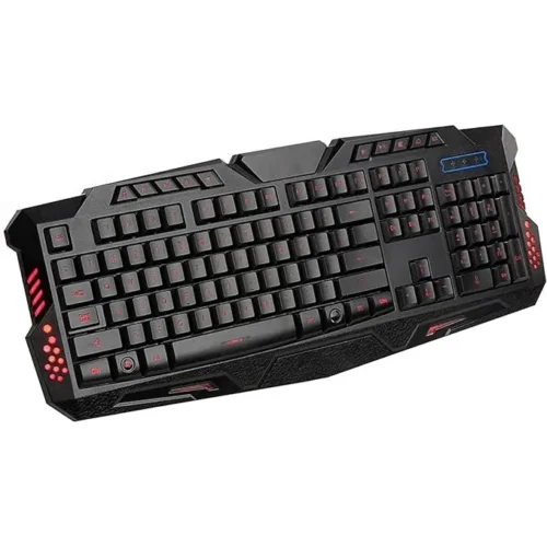 اشتري لوحة مفاتيح الجيمينج Tiger E-MKB660 بـ 3 ألوان إضاءة خلفية وحروف عربية وإنجليزية مضاءة. تصميم جذاب وأداء استجابة سريع بأفضل سعر كيبورد جيمنج في مصر!
