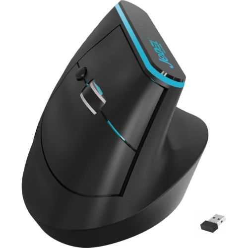 Home 51 اشتري ماوس Jedel W925P المريح لليد (Vertical Mouse) بالتوصيل المزدوج (بلوتوث + وايرلس) ودقة تصل إلى 4800DPI. بطارية قابلة للشحن بحجم Type-C وضغطات صامتة. احصل عليه بأفضل سعر في مصر!