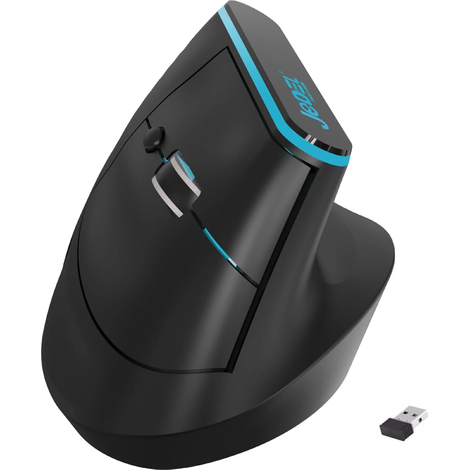JeDEL W925P Vertical Wireless Dual Mode Wireless Bluetooth 4800 DPI Silent Clicks Recharchable Mouse ماوس وايرلس رأسي قابل للشحن بمستشعر دقة ٤٨٠٠ دي بي آي 1 اشتري ماوس Jedel W925P المريح لليد (Vertical Mouse) بالتوصيل المزدوج (بلوتوث + وايرلس) ودقة تصل إلى 4800DPI. بطارية قابلة للشحن بحجم Type-C وضغطات صامتة. احصل عليه بأفضل سعر في مصر!