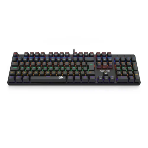 اشتري كيبورد جيمينج ميكانيكية Redragon K608-R Valheim بالحجم الكامل (104 زر). سويتش أزرق استجابة سريعة، إضاءة Rainbow، ودعم Hot-Swap. احصل عليها بأفضل سعر في مصر!