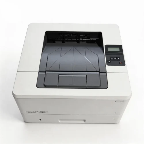 اشتري طابعة HP LaserJet Pro M402m استيراد فرز أول بسرعة 38 صفحة/دقيقة وطباعة دوبلكس أوتوماتيكية وزر شبكة. أفضل طابعة للمكاتب والشركات في مصر.