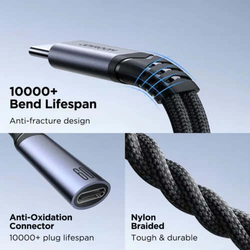 اسمع مزيكتك واشحن موبايلك في نفس الوقت! اشتري محول JOYROOM SY-C03 بقوة شحن سريعة 60W وسلك مضاد للقطع. خامات ألومنيوم فاخرة بأفضل سعر إكسسوارات موبايل في مصر!