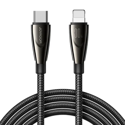 Home 31 اشحن الآيفون بسرعة فائقة! اشتري كابل جويروم Joyroom SA31-CL3 تايب سي إلى لايتنينج بقدرة 30W خامة قماش مضفرة مضادة للقطع وبأفضل سعر إكسسوارات موبايل في مصر!