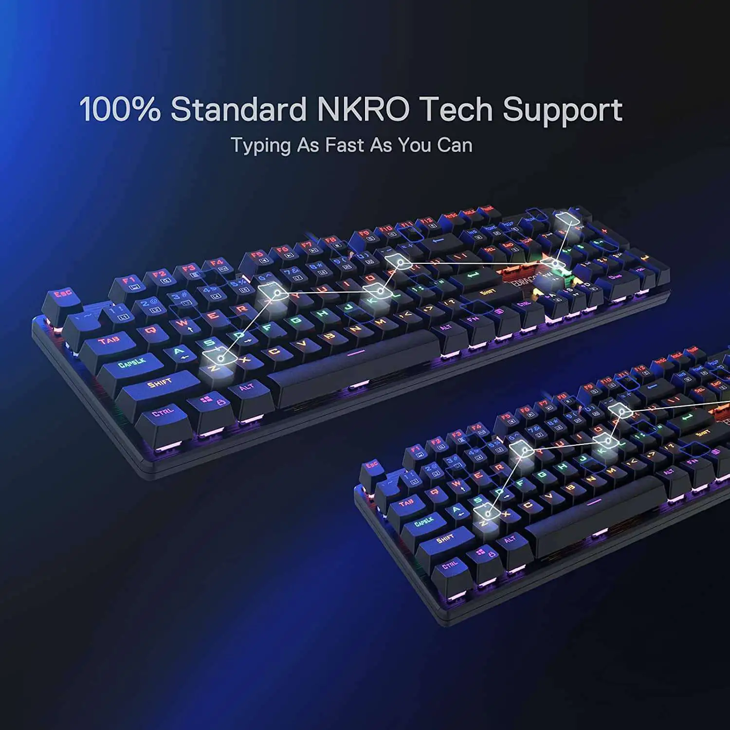 Redragon K608-R Valheim Rainbow USB Wired Blue Switch Mechanical Gaming Keyboard كيبورد جيمينج ميكانيكال سويتش أزرق ريدراجون 8 اشتري كيبورد جيمينج ميكانيكية Redragon K608-R Valheim بالحجم الكامل (104 زر). سويتش أزرق استجابة سريعة، إضاءة Rainbow، ودعم Hot-Swap. احصل عليها بأفضل سعر في مصر!