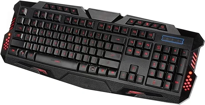 Tiger E-MKB660 USB Wired 3-Mode Backlit Colors Gaming Keyboard كيبورد جيمينج مضيء ب ٣ أوضاع إضائة 6 اشتري لوحة مفاتيح الجيمينج Tiger E-MKB660 بـ 3 ألوان إضاءة خلفية وحروف عربية وإنجليزية مضاءة. تصميم جذاب وأداء استجابة سريع بأفضل سعر كيبورد جيمنج في مصر!