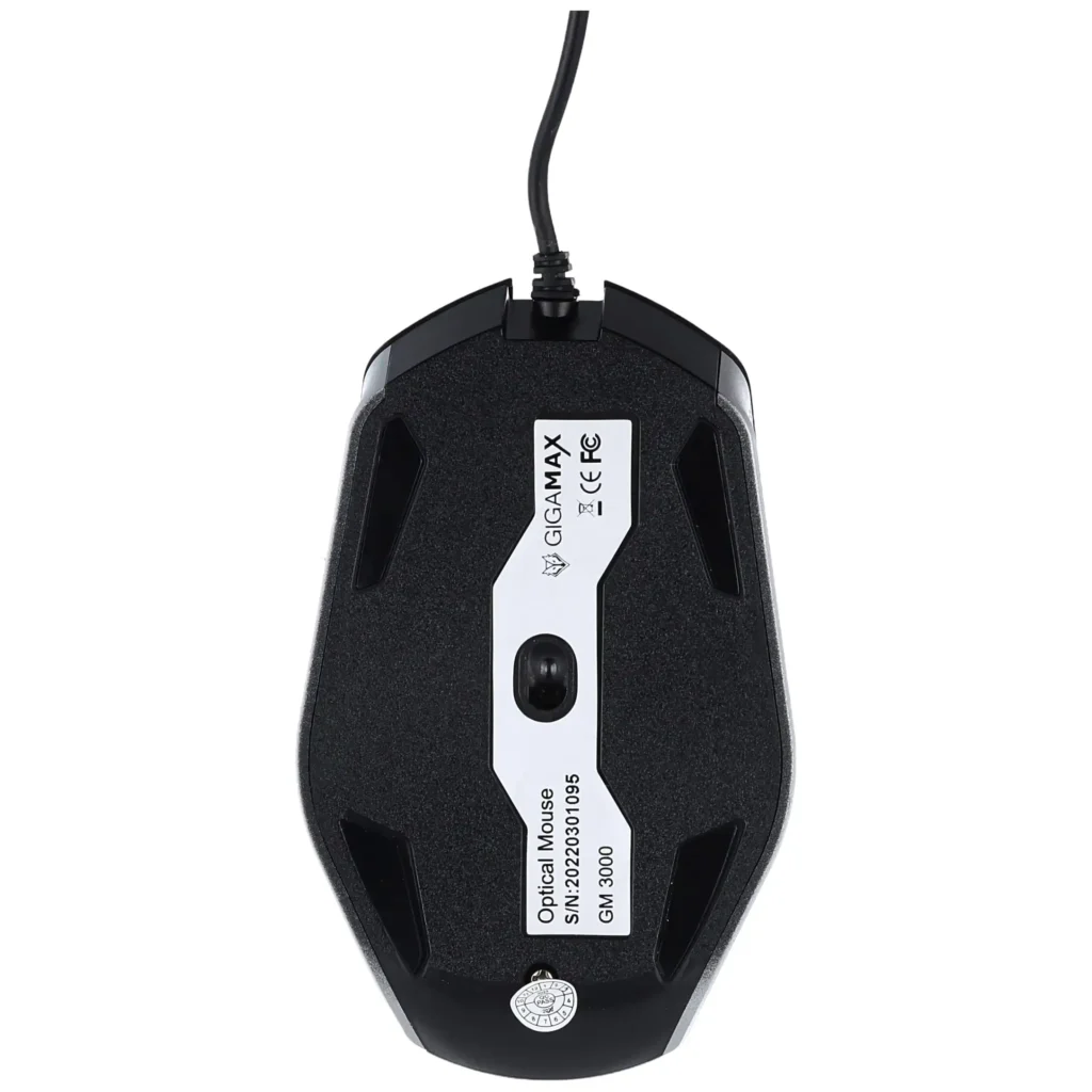 Gigamax Gm3000 USB Wired 6 Keys 2400Dpi Gaming Mouse ماوس جيمنج سلكي ب ٦ أزرار و مستشعر ٢٤٠٠ دي بي آي 13 اشتري ماوس جيمنج Gigamax GM3000 بـ 6 أزرار ومستشعر 2400DPI قابل للتعديل. تصميم مريح وسلك 1.8 متر للسيبرات والألعاب والعمل اليومي بأفضل سعر إكسسوارات كمبيوتر في مصر!
