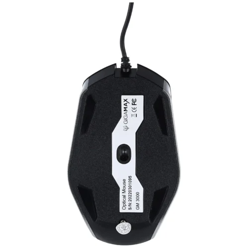 اشتري ماوس جيمنج Gigamax GM3000 بـ 6 أزرار ومستشعر 2400DPI قابل للتعديل. تصميم مريح وسلك 1.8 متر للسيبرات والألعاب والعمل اليومي بأفضل سعر إكسسوارات كمبيوتر في مصر!