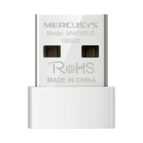 اشتري دونجل واي فاي Mercusys MW150US بسرعة 150Mbps وحجم ميني نانو للكمبيوتر واللابتوب. حل سريع واقتصادي للاتصال بالإنترنت مع ضمان رسمي في مصر!