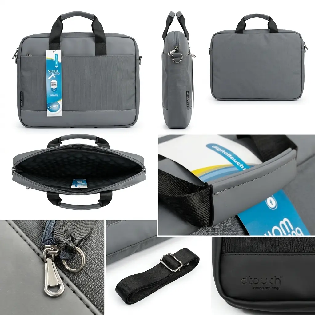 D-Touch LAPSHIRT HandBag PRO 101 - 15.6 شنطة لابتوب مصنوعة من الجلد الناعم مثالية للأعمال اليومية والدراسة 4 اشتري شنطة اللابتوب الجلدية D-Touch LAPSHIRT PRO 101 بمقاس 15.6 بوصة. تصميم أنيق للعمل والدراسة، خامات جلدية مقاومة للماء، جيب للآيباد، وجيب خلفي مخفي ضد السرقة بأفضل سعر في مصر!